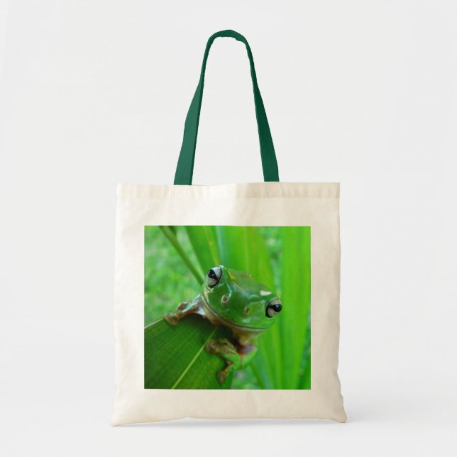 Sac fourre-tout de grenouille à arbre vert (Devant)