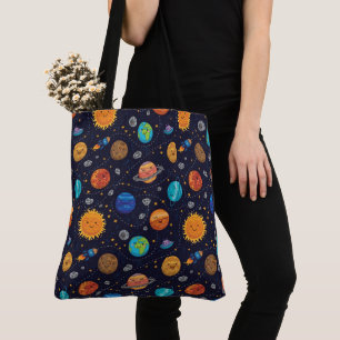 Sac fourre-tout de jolies planètes