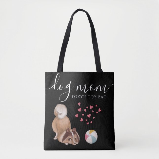 Sac fourre-tout de jouets pour maman de chien (Devant)