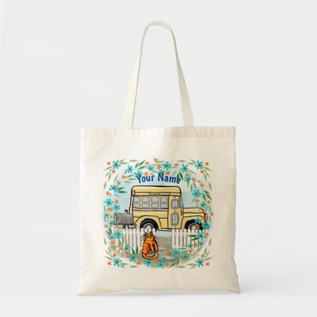 Sac fourre-tout de jour de l'autobus scolaire (Devant)