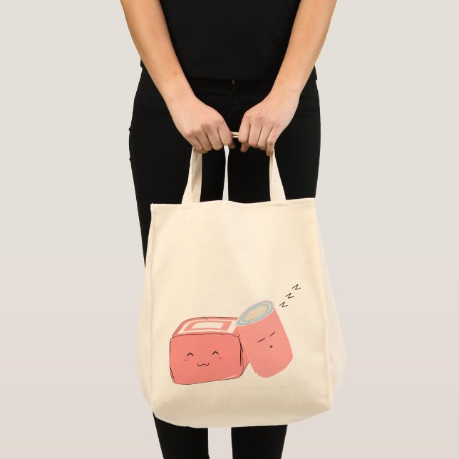 Sac fourre-tout de Kawaii Marshmallow (Devant (produit))
