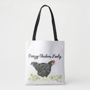 Sac fourre-tout de la dame folle au poulet, Fourre