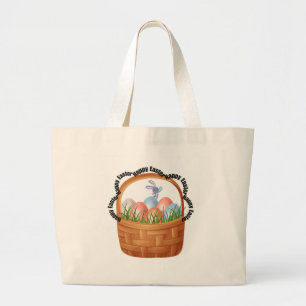 Sac fourre-tout de la fête de Pâques - Lapin, Oeuf