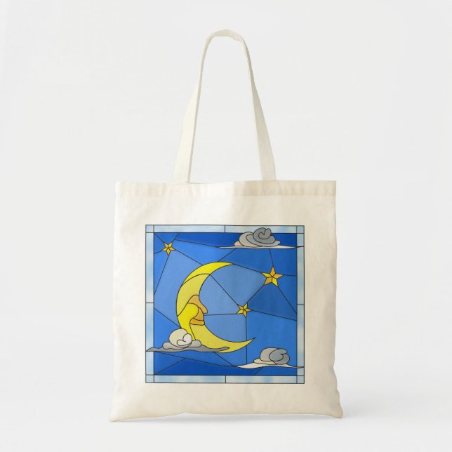 Sac fourre-tout de la lune de verre, des étoiles e (Devant)