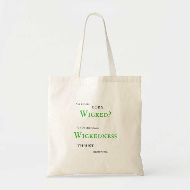 Sac fourre-tout de la méchanceté (Devant)