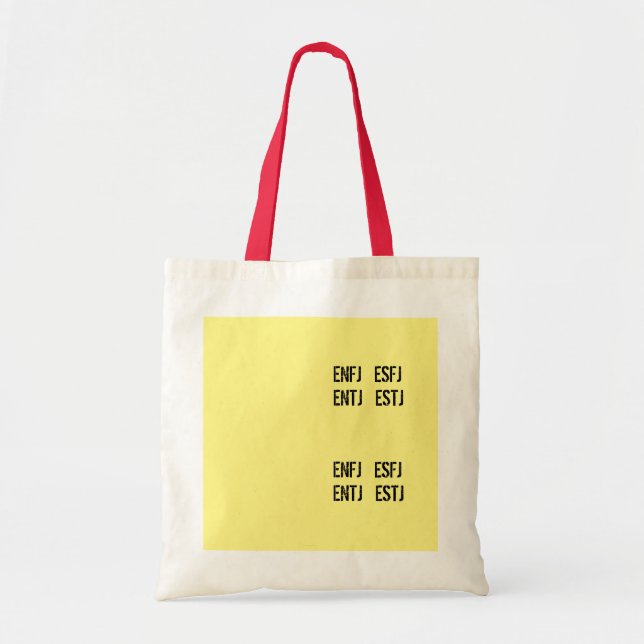 SAC FOURRE-TOUT de la personnalité MBTI (Devant)