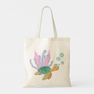 Sac fourre-tout de la tortue de mer et du récif co