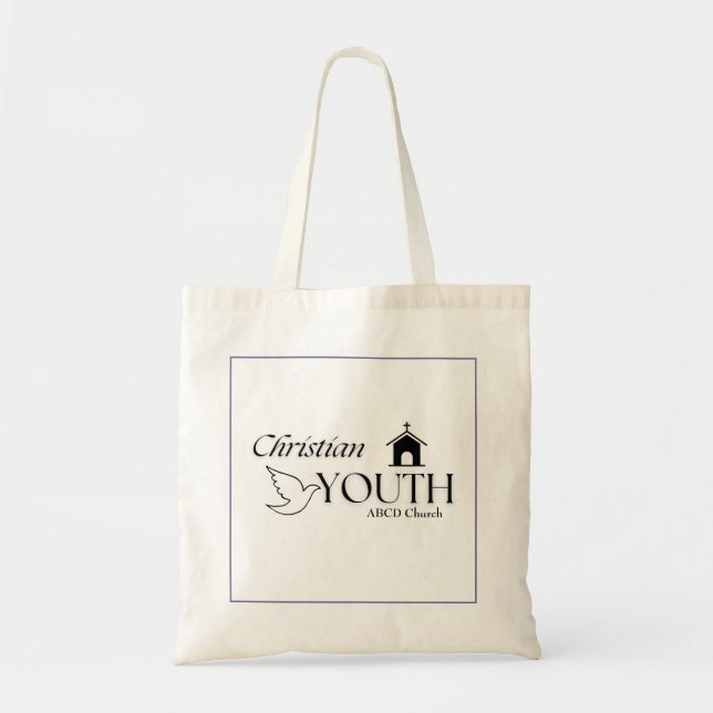 Sac fourre-tout de l'église de la colombe chrétien (Devant)