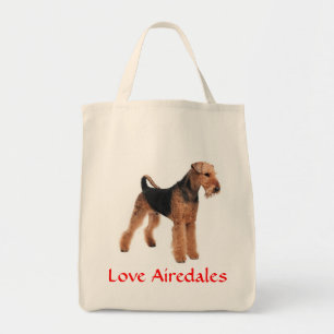 Sac fourre - tout de l'épicerie Airedale Terrier