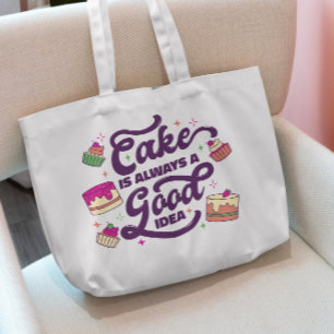 Sac fourre-tout de lettres de gâteau