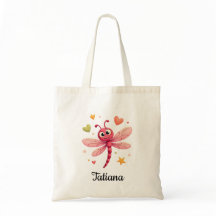 Sac fourre-tout de libellules personnalisé