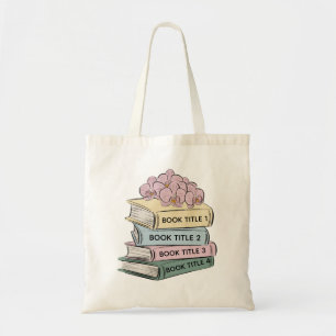 Sac fourre-tout de livre personnalisé, réservation