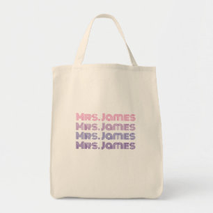 Sac fourre-tout de mariée mariage personnalisé