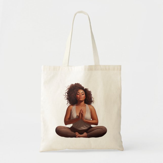 Sac fourre-tout de méditation personnalisé (Devant)
