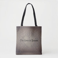 Sac fourre-tout de messages romantiques Rose Sandy