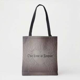 Sac fourre-tout de messages romantiques Rose Sandy