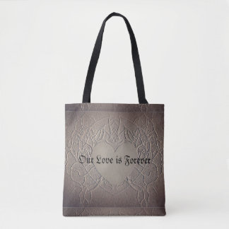 Sac fourre-tout de messages romantiques Rose Sandy