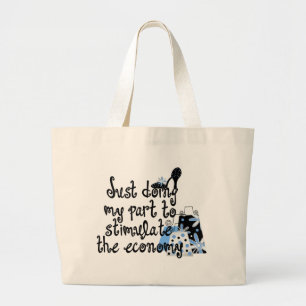 Sac fourre-tout de mode bleu