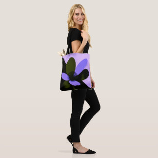 Sac fourre-tout de mode floral abstrait audacieux