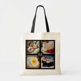 Sac fourre-tout de monogramme personnalisé en pied