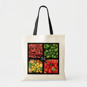 Sac fourre-tout de monogramme personnalisé en pied