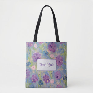 Sac fourre-tout de monographie florale du bouquet