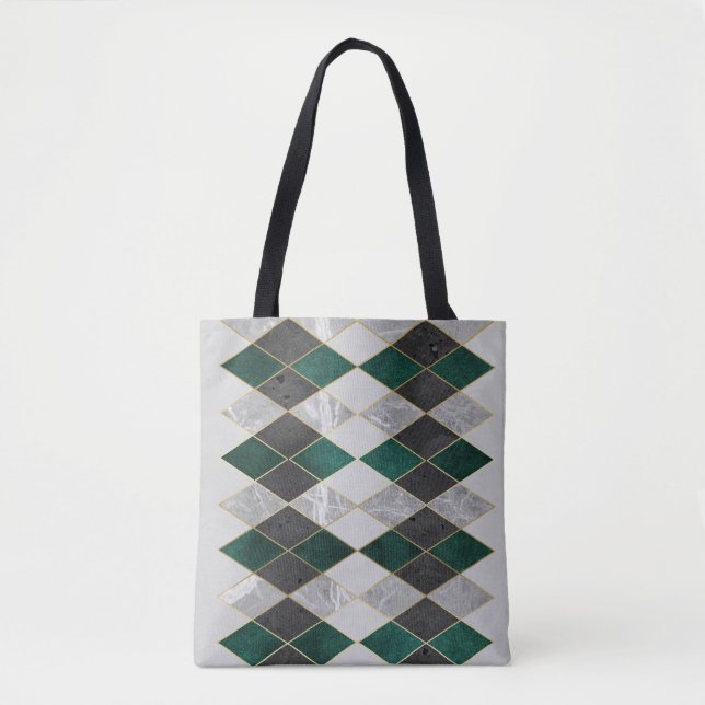 Sac fourre-tout de Motif géométrique moderne (Devant)
