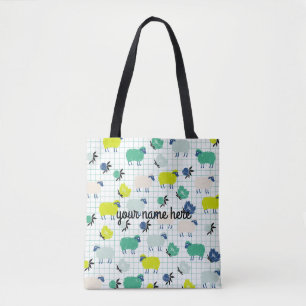 Sac fourre-tout de mouton personnalisé