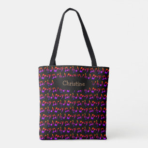 Sac fourre-tout de musique Ombre personnalisé (fon