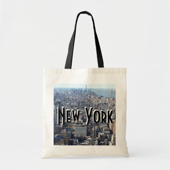 Sac fourre-tout de New York - Noir (Devant)