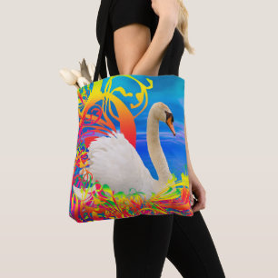 Sac fourre-tout de nid de cygne