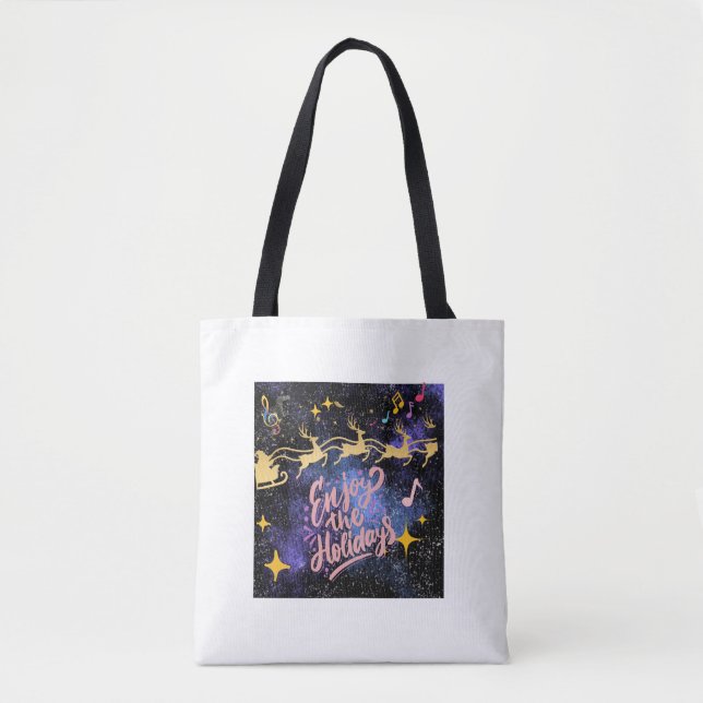 Sac fourre-tout de Noël conçu (Devant)