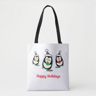 Sac fourre-tout de Noël des Pingouins