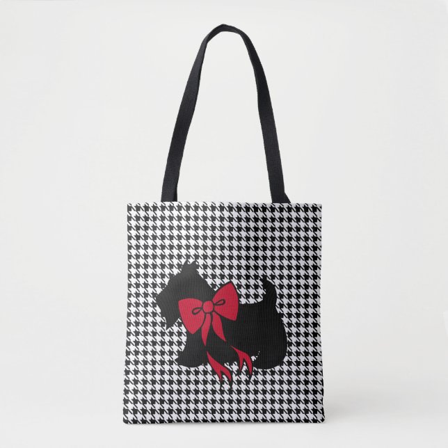 Sac fourre-tout de Noël écossais Terrier (Devant)