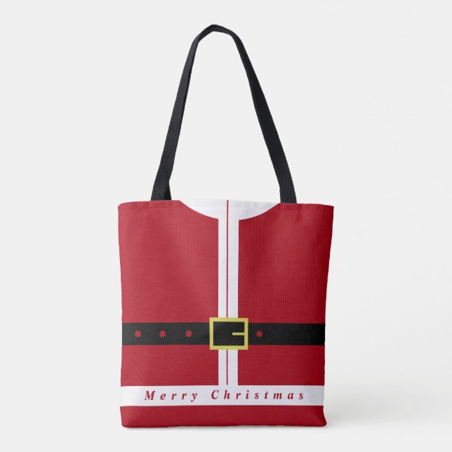 Sac fourre-tout de Noël père Noël Design (Dos)