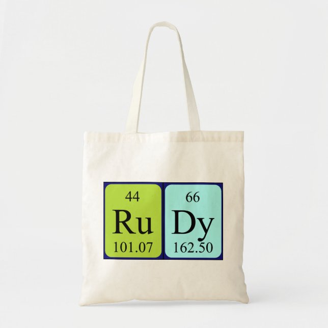 Sac fourre-tout de nom de table périodique Rudy (Devant)