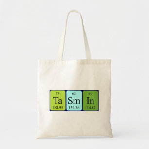 Sac fourre-tout de nom de table périodique Tasmin