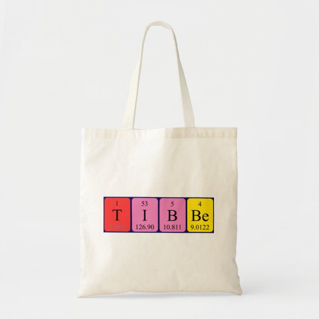 Sac fourre-tout de nom de table périodique Tibbe (Devant)