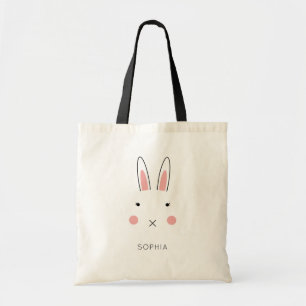 Sac fourre-tout de nom personnalisé de la face de 