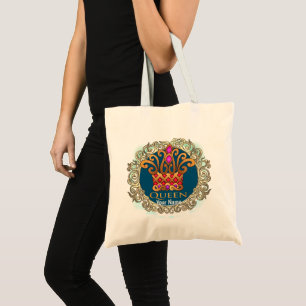 Sac fourre-tout de nom personnalisé Fancy Queen Cr