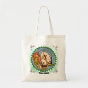 sac fourre-tout de nom personnalisé shamrock Merma