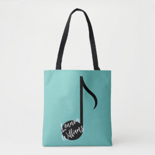 Sac fourre-tout de notes musicales personnalisées