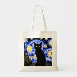 Sac fourre-tout de nuit Starry Cat