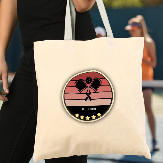 Sac fourre-tout de pagaie à bascule (Blush Pickleball Paddle Tote Bag)