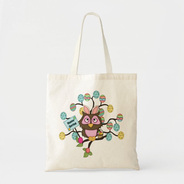 Sac fourre-tout de Pâques du printemps Hoppy (Devant)