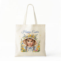 Sac fourre-tout de Pâques pour petite fille