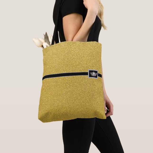 Sac fourre-tout de Parties scintillant de Miss Ame (De près)