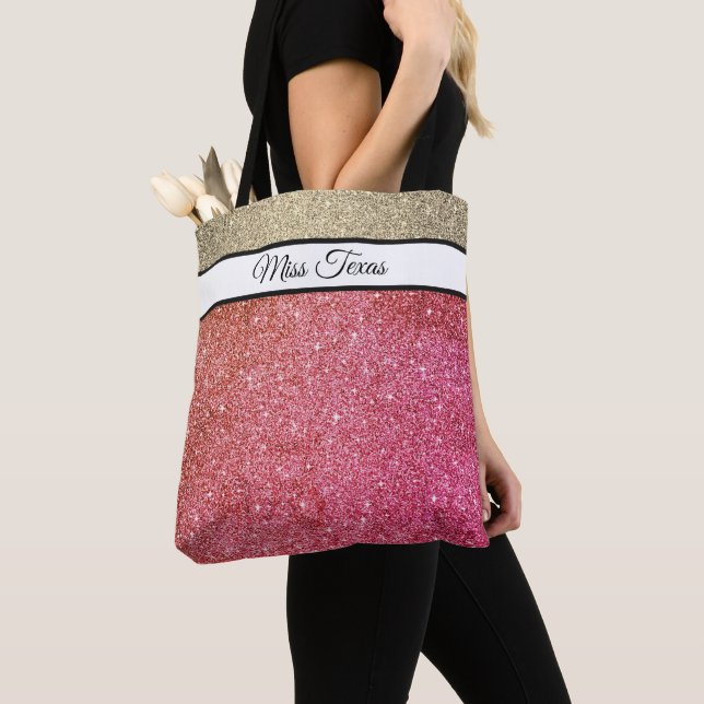 Sac fourre-tout de Parties scintillant de Miss Ame (De près)