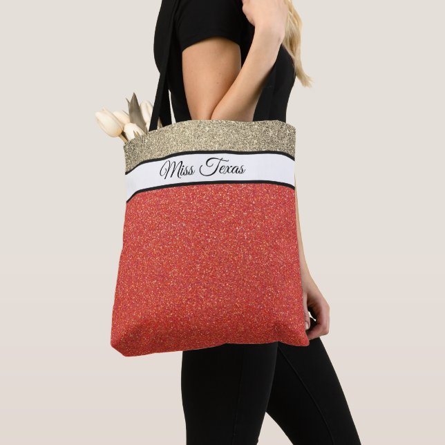 Sac fourre-tout de Parties scintillant de Miss Ame (De près)