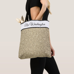 Sac fourre-tout de Parties scintillant Miss Americ